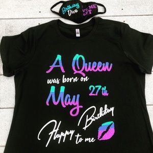 Custom Tshirt and Mask/Face Covering sets